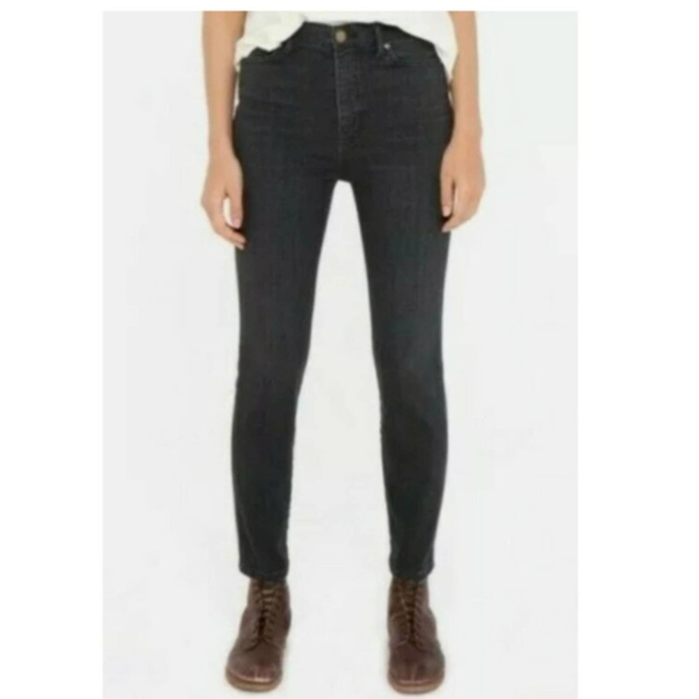 THE GREAT. Women's Skinny Jeans in Black